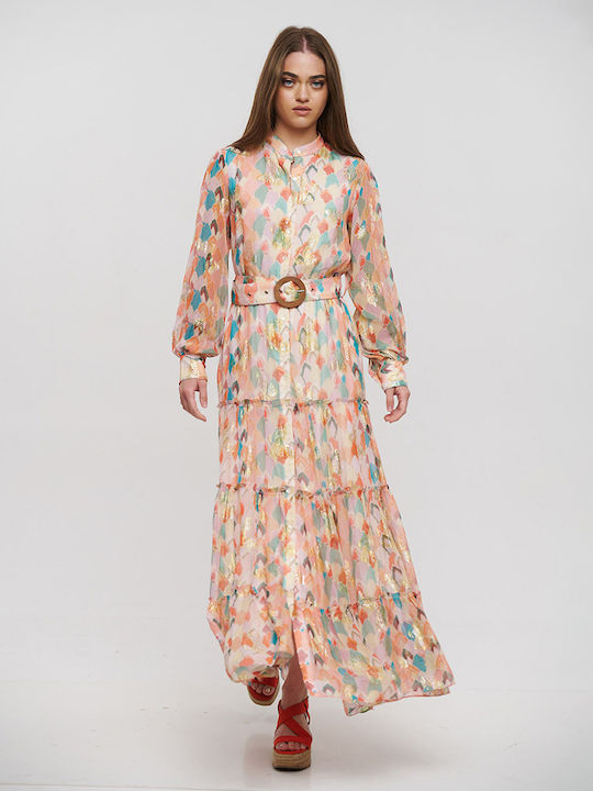 Ble Resort Collection Maxi Evening Dress colorful