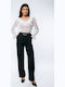 Damen Bluse mit Spitze Weiß
