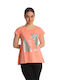 Paco & Co Damen T-shirt Orange