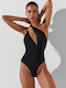 Karl Lagerfeld One-Piece Swimsuit Black