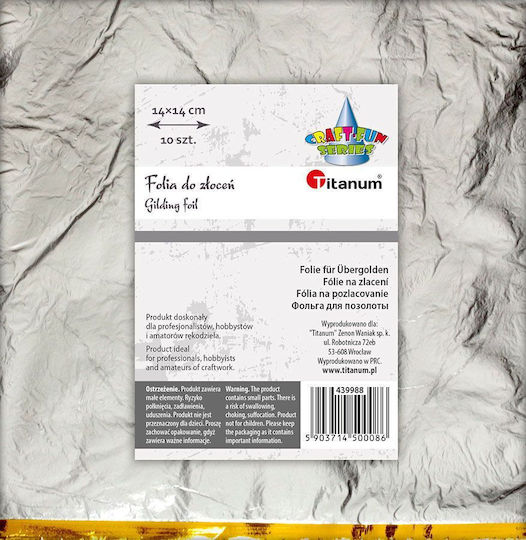 Titanum Bastelartikel 10Stück in Silber Farbe