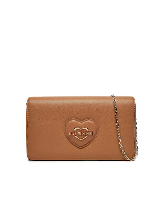 Moschino Damen Tasche Crossbody Tabac Braun