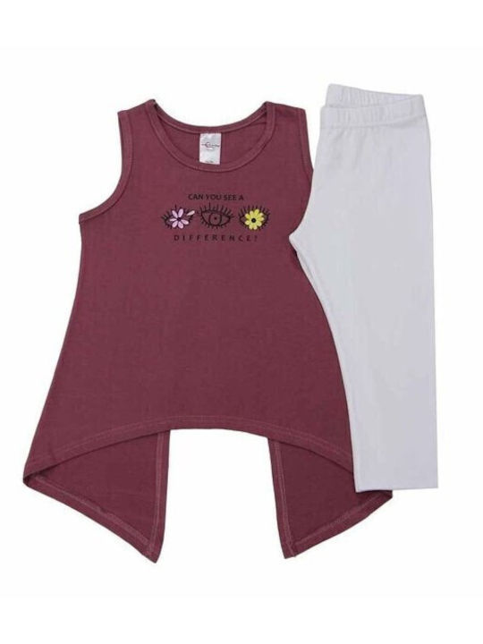 Prod Kinderbekleidungsset mit Leggings Rosa 2 Stück