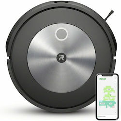 iRobot Roomba j5 Σκούπα Ρομπότ για Σκούπισμα & Σφουγγάρισμα με Χαρτογράφηση και Wi-Fi Μαύρη