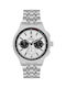 Beverly Hills Polo Club Watch Battery with Silver Metal Bracelet