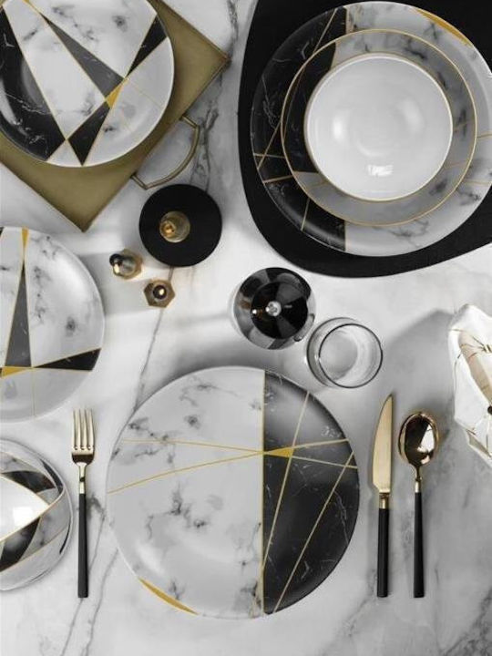Kutahya Porselen White Porcelain Dinnerware Set 24pcs