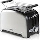 Domo Prăjitor de pâine 2 sloturi 1200W Inox