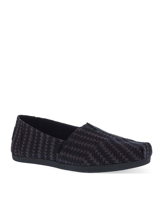 Toms Alpargata Damen Espadrilles in Schwarz Farbe