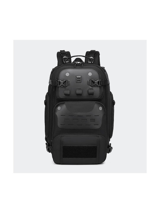 Ozuko Fabric Backpack Waterproof Black 32.3lt