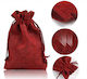 Red Fabric Gift Pouch 13x18cm 50pcs