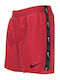 Nike 4" Volley Παιδικό Μαγιό Βερμούδα / Σορτς Κόκκινο