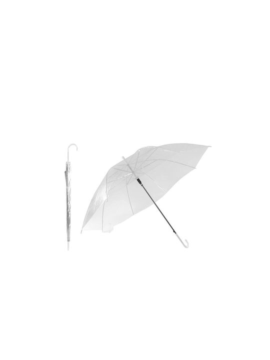 Aria Trade Automat Umbrelă de ploaie Compact Transparentă