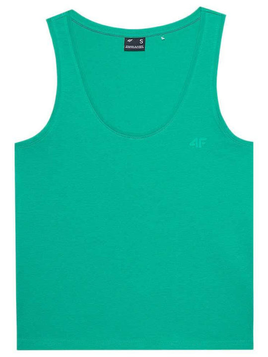 4F Bluză Sportivă pentru Femei Fără mâneci Verde