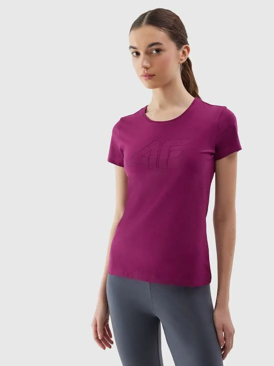 4F Women's Athletic T-shirt Purple