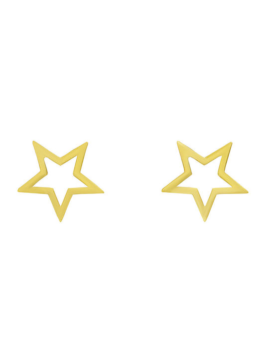 Earrings Gold Star earrings 14k Sko01922