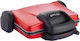 Grill'o GR380 Sandwich Maker Grill with Removable Plates 1800W Red