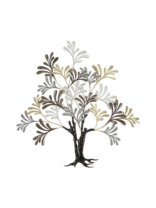 Mauro F Wall Decor Gold Made of Metal 100.3x8.9x97.2cm
