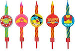 Wonder Woman Birthday Candle Multicolored 10pcs