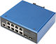 Digitus DN-651157 Managed L2 PoE Switch με 8 Θύρες Gigabit (1Gbps) Ethernet και 2 SFP Θύρες