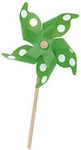 28 Giobas Windmill polka dot Green 18cm