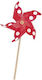 28 Giobas Windmill polka dot Red 18cm