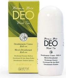 Bema Men's Wood Tea Αποσμητικό σε Roll-On Χωρίς Αλουμίνιο 50ml