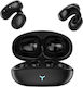 Wiwu Pandora T17 Open Ear Bluetooth Handsfree Ακουστικά με Θήκη Φόρτισης Μαύρα
