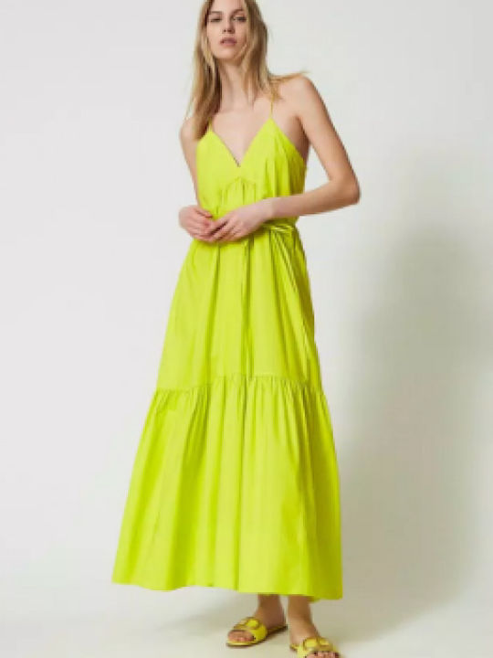 Twinset Maxi Рокля Yellow