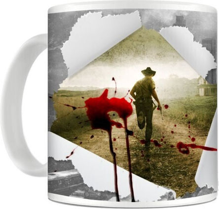 Life Walking Dead Κούπα Κεραμική Πολύχρωμη 330ml