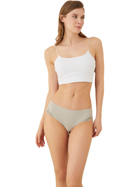 Damen Slip Light Gray