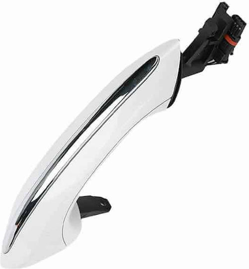 Exterior Right Rear Keyless Handle Bmw 5 6 7 Series F01 F02 F03 F04 F06 F07 F10 F11 2008-2016 White