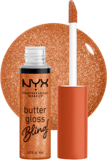 NYX Professional Makeup Butter Gloss Bling! Lip Gloss 03 Pricey 8ml
