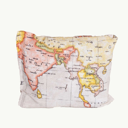 Decocraft Worldmap Decorative Element for Wedding Favors Beige 10pcs