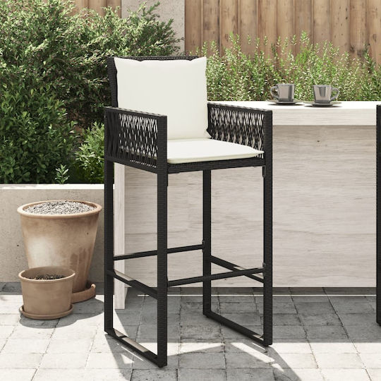 Σκαμπό Μπαρ Rattan 2τμχ 45.5x49x118cm Σκαμπό Μπαρ Rattan 2τμχ 45.5x49x118cm