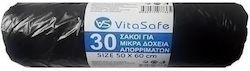 Vitasafe Müllbeutel Leichtbau 50x60cm 30Stück Schwarze Vitasafe Müllbeutel Leichtbau 50x60cm 30Stück Schwarze