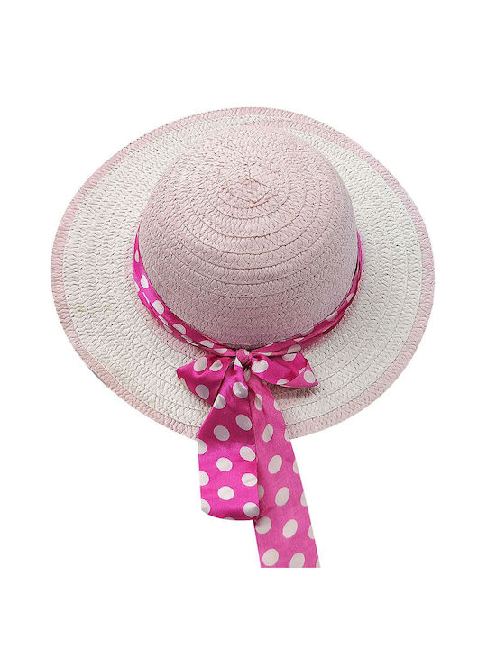 Summertiempo Kids' Hat Straw Pink