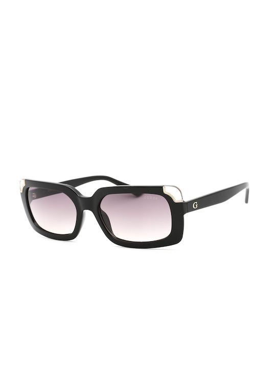 Guess Women's Sunglasses with Black Plastic Frame and Gray Gradient Lens GU7841 01B