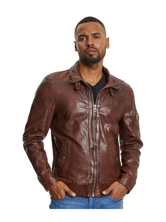 Gipsy Rose Men's Leather Jacket Cognac