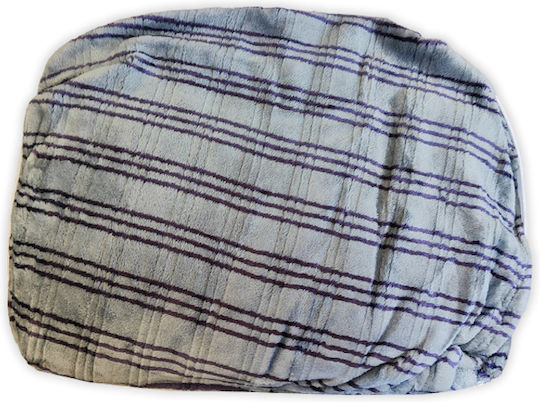 Appbed Decke Samt Übergröße 220x240cm Grey