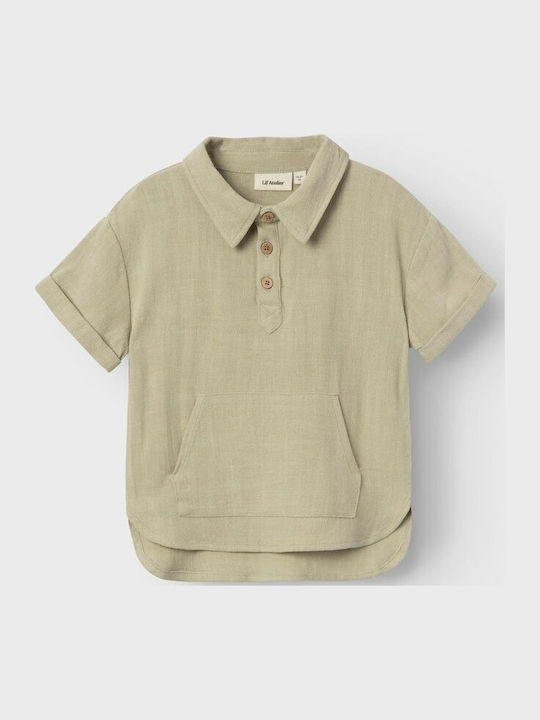 Kinderoberteil Kurzärmelig Khaki