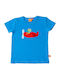 Lipfish Kids Blouse Short Sleeve Blue