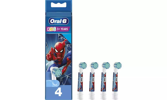 Oral-B Ανταλλακτικά Ηλεκτρικής Οδοντόβουρτσας Kids 4τμχ για 3+ Χρονών