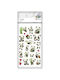 Panda Convex Decorative Wall Stickers 22 Pieces Titanium