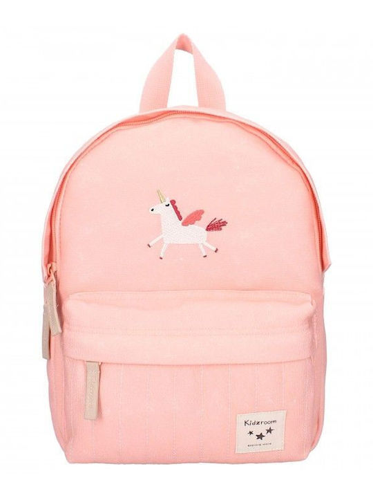 Kidzroom School Bag Backpack Kindergarten in Pink color 5.7lt