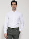 Long-sleeved Cotton Shirt White