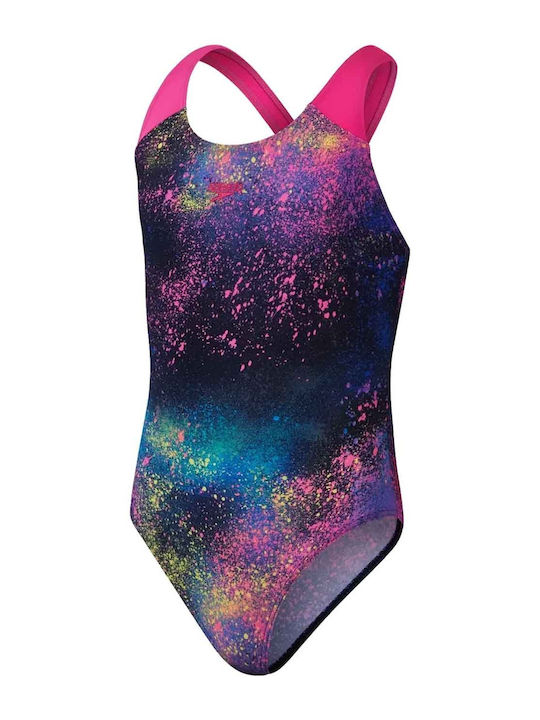 Speedo Digital Allover Παιδικό Μαγιό Ολόσωμο Multi
