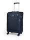 Cardinal Spectra Medium Fabric Suitcase Dark Blue With 4 Wheels Height 60cm