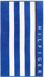 Tommy Hilfiger Zoom Памучна Плажна Кърпа Abyss ...