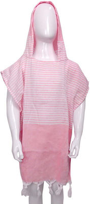 NODO Kids Beach Poncho Pink