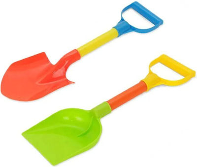 Beach Shovel made of Plastic 2pcs (Μiscellaneous colours)